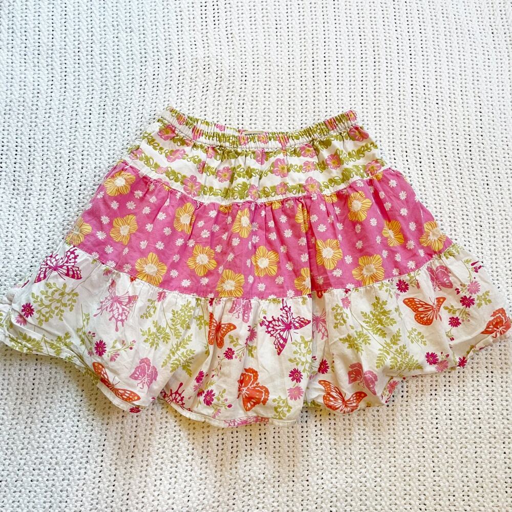 L.L. Bean Mixed Print Skirt